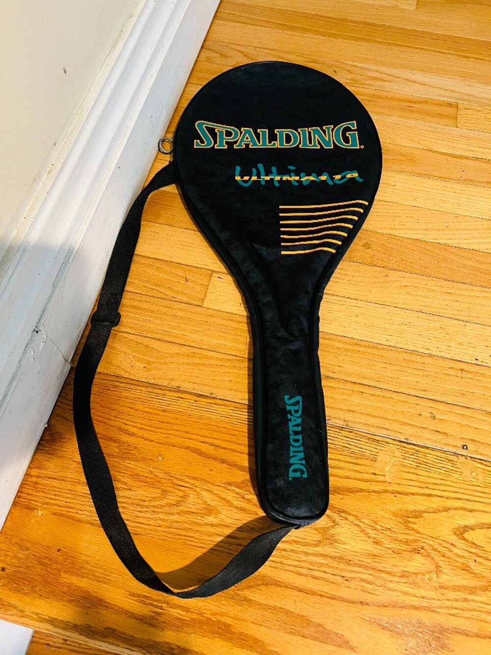 Vintage RARE New Dead Stock Spalding Tennis Racket and Case Bag - Picture 2 of 16